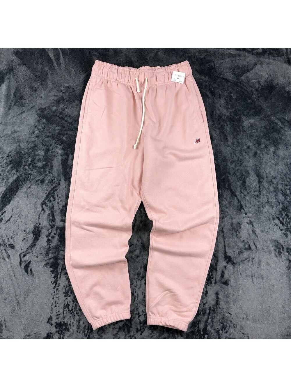 New Balance Made In USA Core Sweatpants Size M Peach Pink Fleece Streetwear NWT
